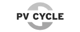 Logo PV Cycle avec symbole circulaire