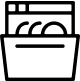 Icône de lave-vaisselle