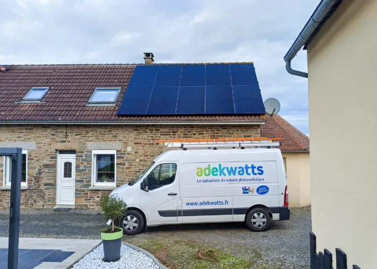 Installation de panneaux solaires 5 kWc à Champrepus (50800) par Adekwatts Ille-et-Vilaine